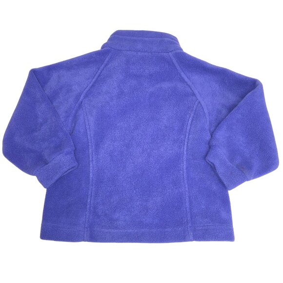 Columbia Toddler Fleece Jacket Boys 3T Blue Zip-Up 3904 - Picture 2 of 7